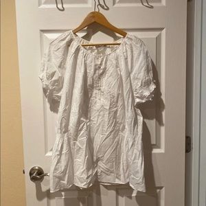 WHITE BLOUSE BY DRESSBARN